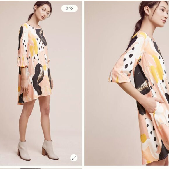 Anthropologie THE ODELLS Gallerina Tunic Dress - Picture 1 of 5